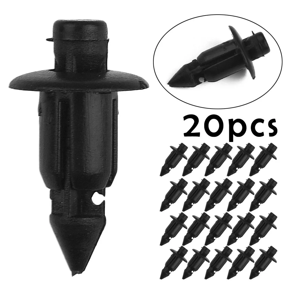 

20 Pcs 6mm Plastic Car Rivet Bike Fairing Trim Panel Fastener Clips For Honda Yamaha Suzuki Universal Panel Fastener