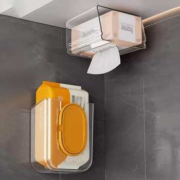 Wall-Mounted Bathroom Tissue Box 1