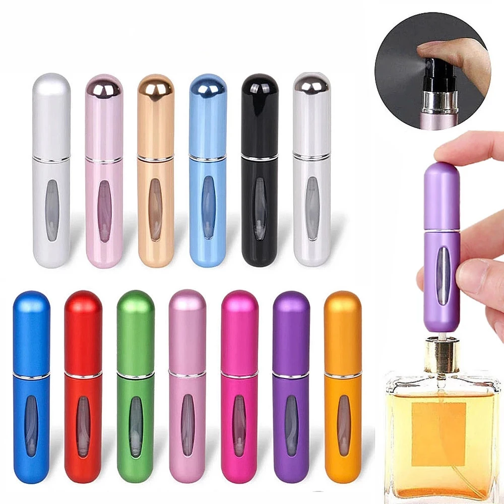 5ml Bottom Charge Perfume Refillable Bottle Liquid Container For Cosmetics Spray Bottling Dispenser Press Head Portable Travel perfume bottle perfume atomizer mini perfume bottle perfume refill bottle mini perfume atomizer refillable bottle refillable empty bottle refillable cosmetic bottle refillable perfume bottle cosmetic bottle