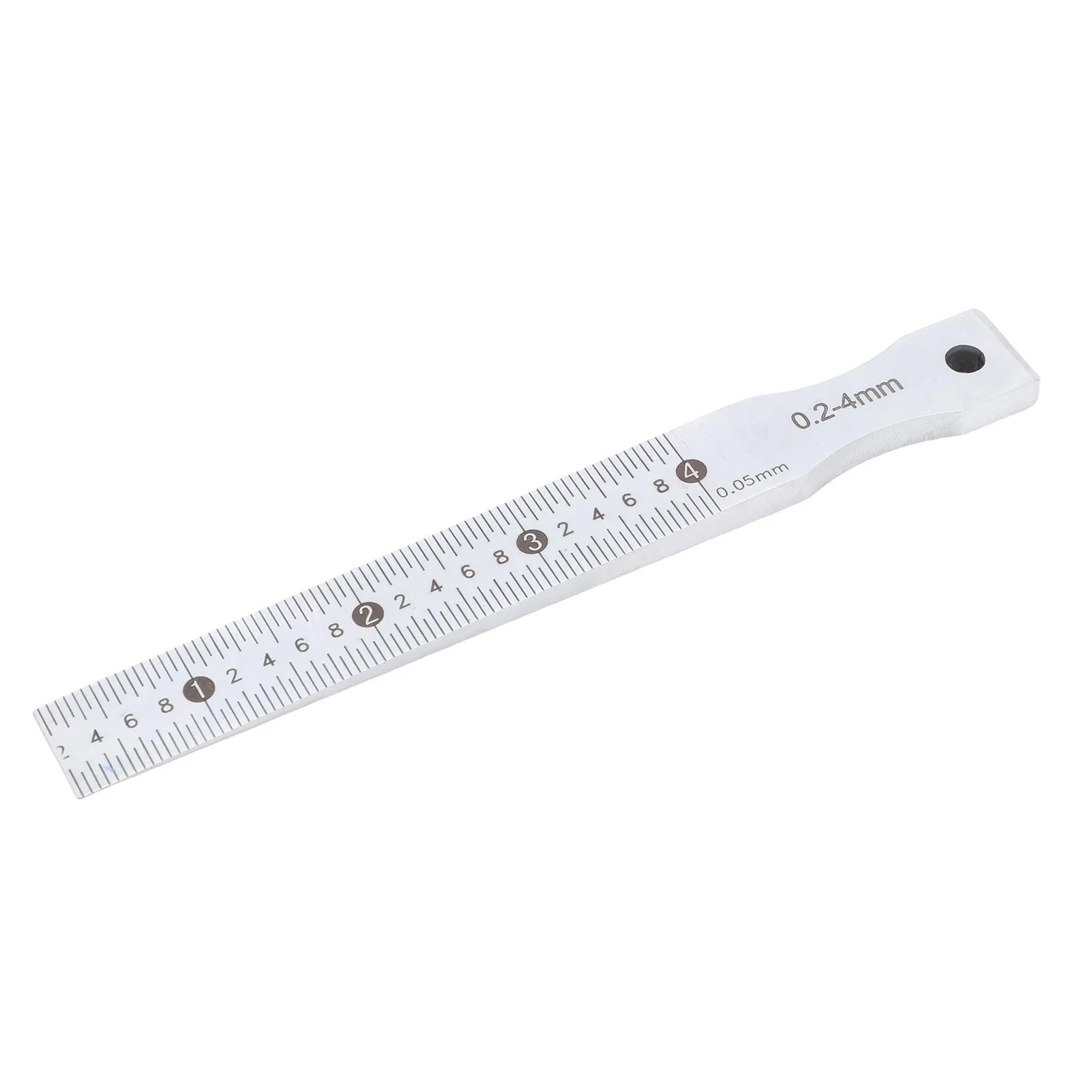 스테인레스 스틸 갭 게이지 0.2-4mm 범위 0.05mm 정확도 건설 철도용 다기능 테이퍼 게이지