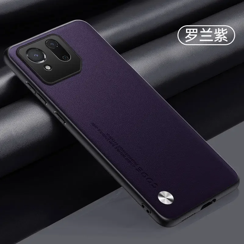 Ultra-Thin Leather Texture Shockproof Phone Case with Soft Edge Bumper Protection