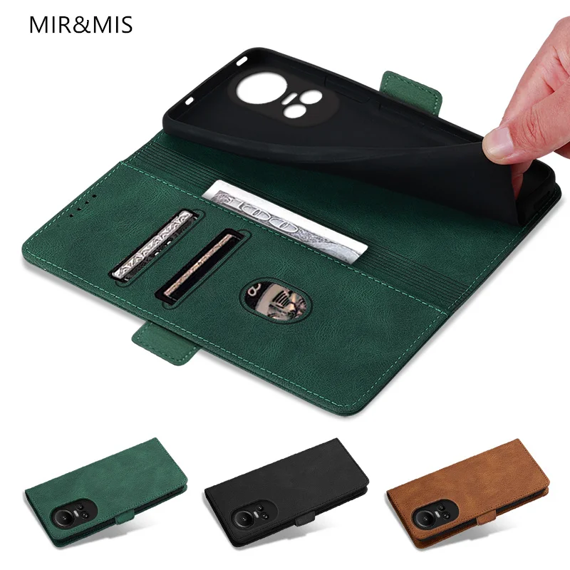 Per Oppo Reno 10 Reno 10 Pro 5G Skin Feel Flip Case Custodia In Pelle Per Telefono