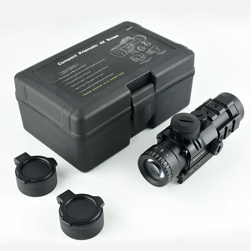 4X32 Compact Optical Adjustable tactical Rifle Scope Outdoor Hunting Riflescope Reflection Hologram airsoft Sight