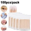 100pcs/pack White Pointed Cotton Swabs Multi-purpose Mini Makeup Cotton Swabs Eyelashes Nails Household Travel Cleaning Tools 1