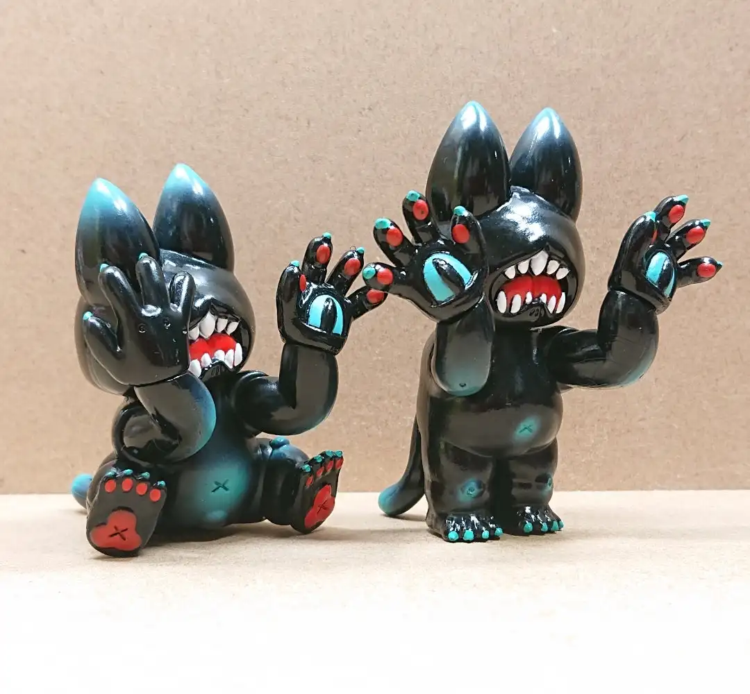 Stasto capsule toy cute kawaii Hell's Cat Onigiri Monster