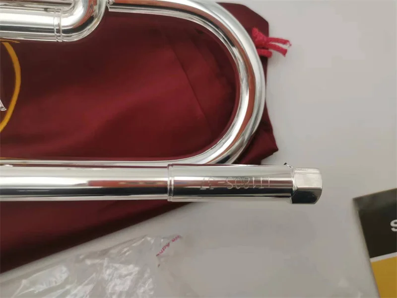 Stradivarius 37 Anniversary Silver Trumpet Pipe Flat Instrument Brass Strudents trumpet