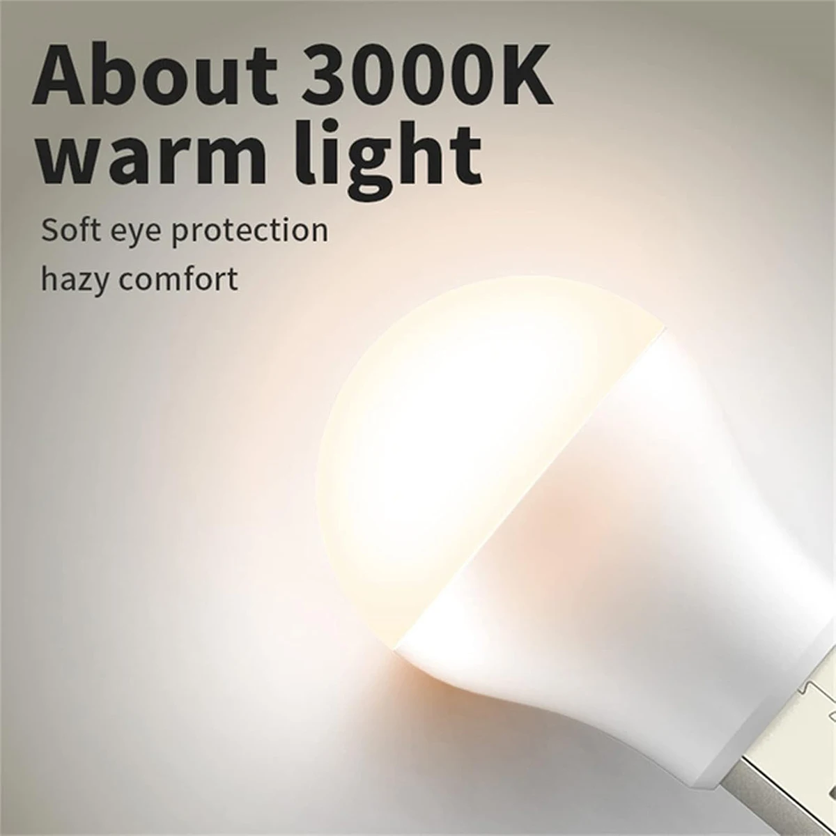 Mini USB Night Light Book Night Light Reading Cool White LED Lights Portable Home USB Eye Protection Computer Powered Desk Lamp