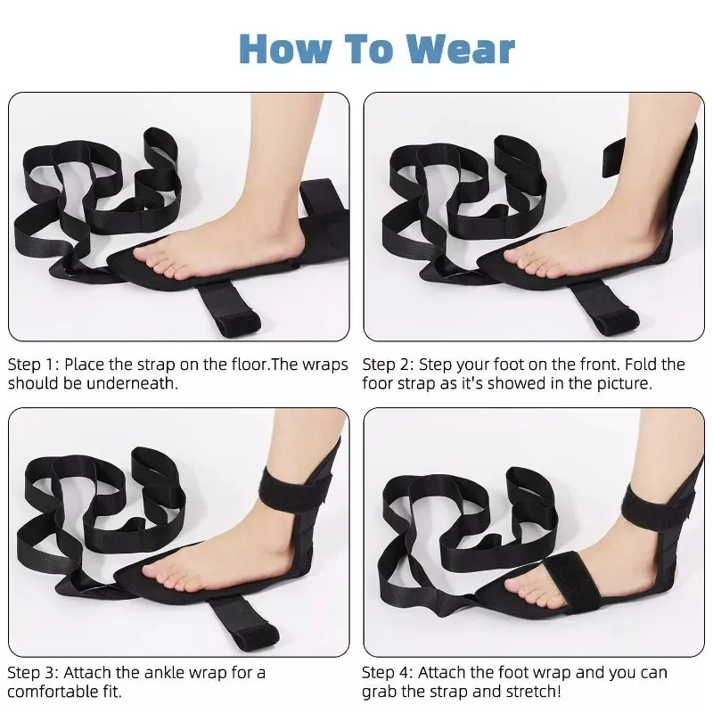 Flexibility Leg Stretch Strap Yoga Accessories Myofasciitis Leg Training Suitable for Bodybuilding Ballet Dance Gymnastics Tool