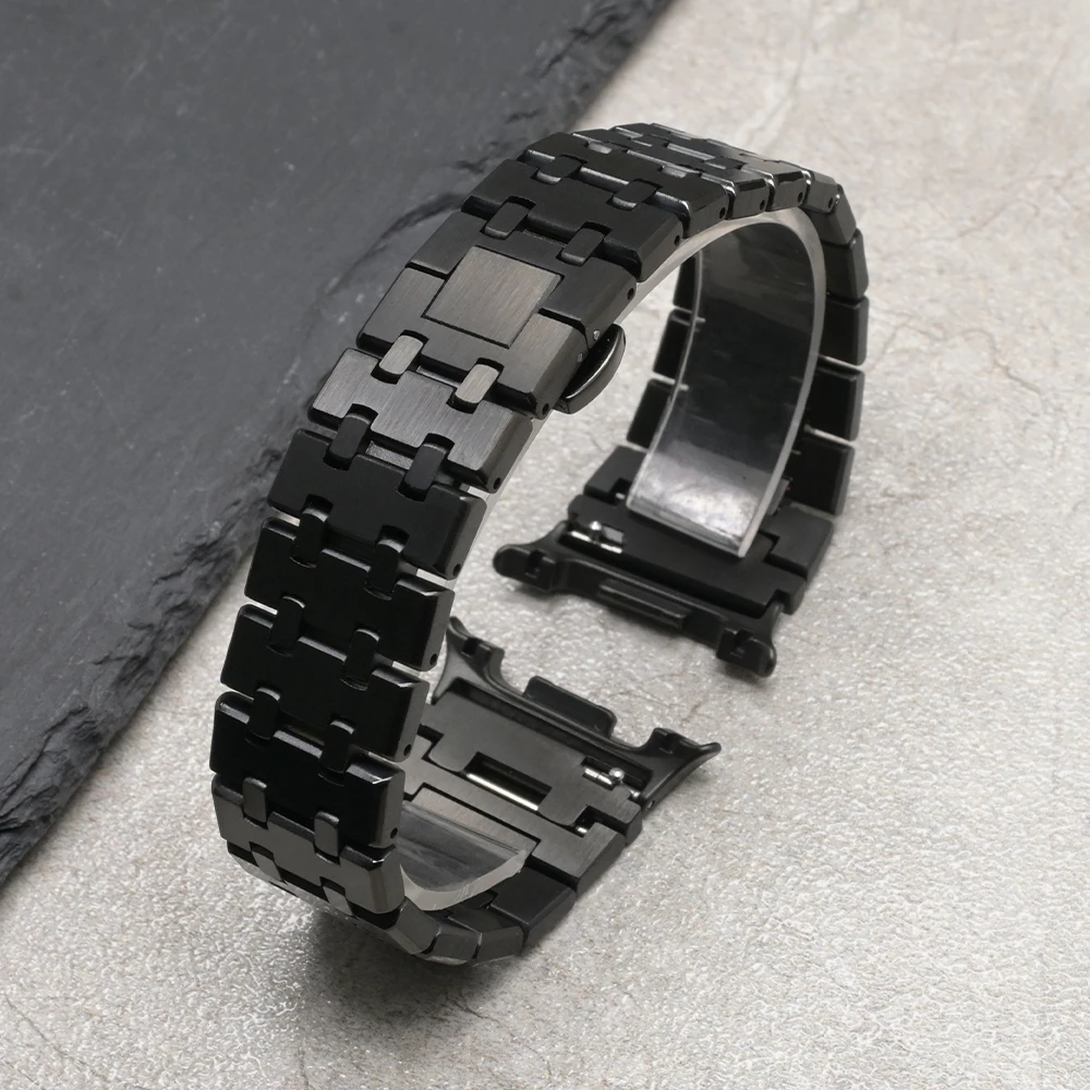 Luxury Stainless Steel Metal Watchband
