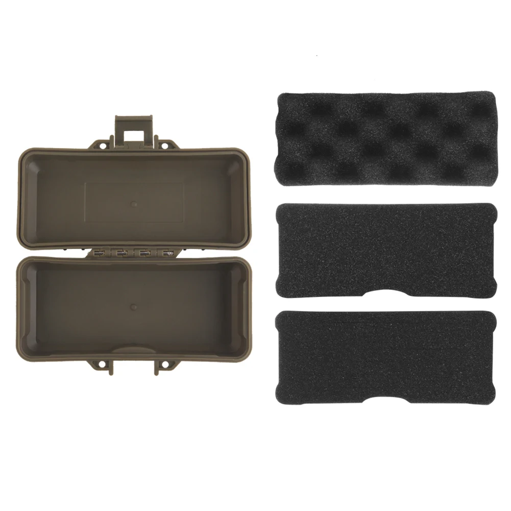 Outdoor Survival Tool Case with Sponge Survival Storage Container Dustproof Safety Protective Tool Case for Instrument Gear