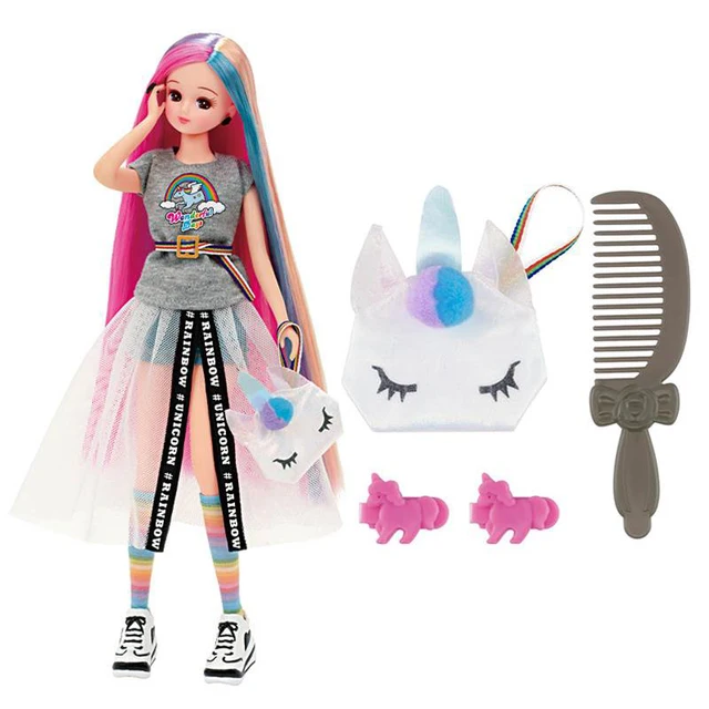 Takara Tomy Licca Doll Licca-Chan Latte Retro Aoharu Blazer Peeps Sweets Neon Butterfly Cosmetics Lover Doll Toy Girls Gifts 3