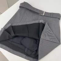 Lucyever Preppy Style A-Line Skirt for Women Summer New High Waist Black Gray Pleated Skirts Female Casual Student Mini Skirts - Image 6