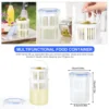 Pickled Fresh Box Multifunctional Food Container Bucket Of Pickles Flip Jar Dishwasher Safe PP Silicone Draining Basket 4