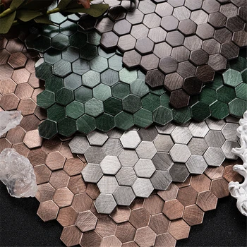 3D Metal Mosaic Wall Tiles 1