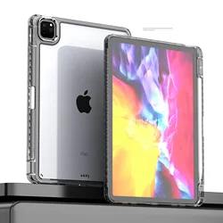 Ultra-Durable Clear Transparent Tablet Case - Shockproof Soft Protective Cover for MINI 6th (GRAY)