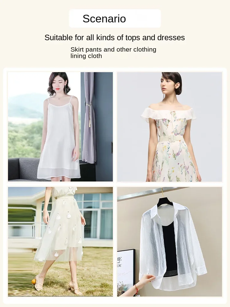 white christmas dresses White Cotton Voile Lining Fabric – Guthrie & Ghani main image 0