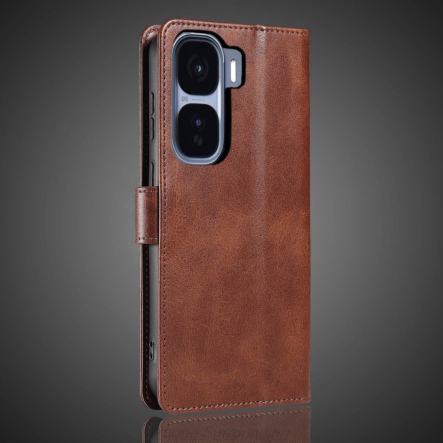 Premium PU Leather Wallet Flip Case - Elegant Protective Cover and Holster