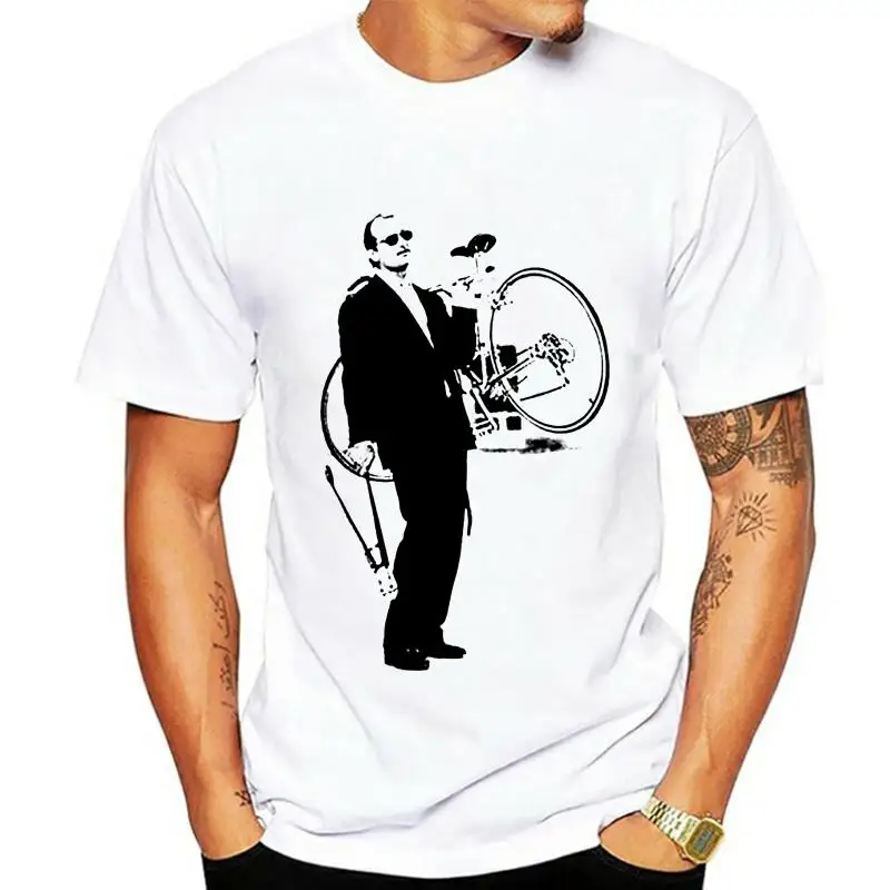 Bill Murray Bike Rushmore Life Aquatic Max Fisher T-Shirt Taglie S-5X Palestre Fitness Tee Shirt