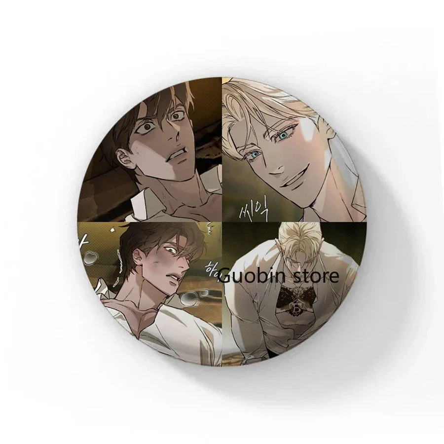 58mm Korean Pop Comics Codename Anastasia Button Pin BL