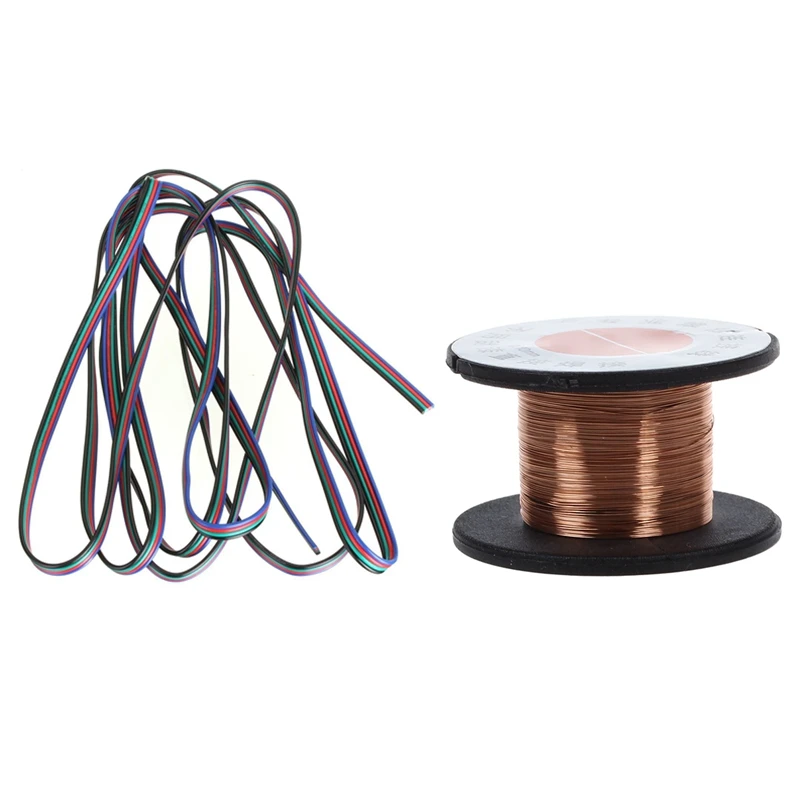 1Pcs 15M 0.1MM Copper Soldering Solder Enamelled Reel Wire Roll
