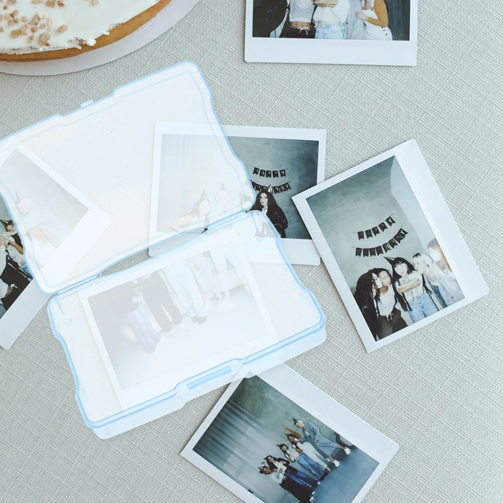 플라스틱 사진 정리함 다용도 보관함 (엽서, 사진, 보석, 구슬, 공예품용) 매끄러운 둥근 모서리