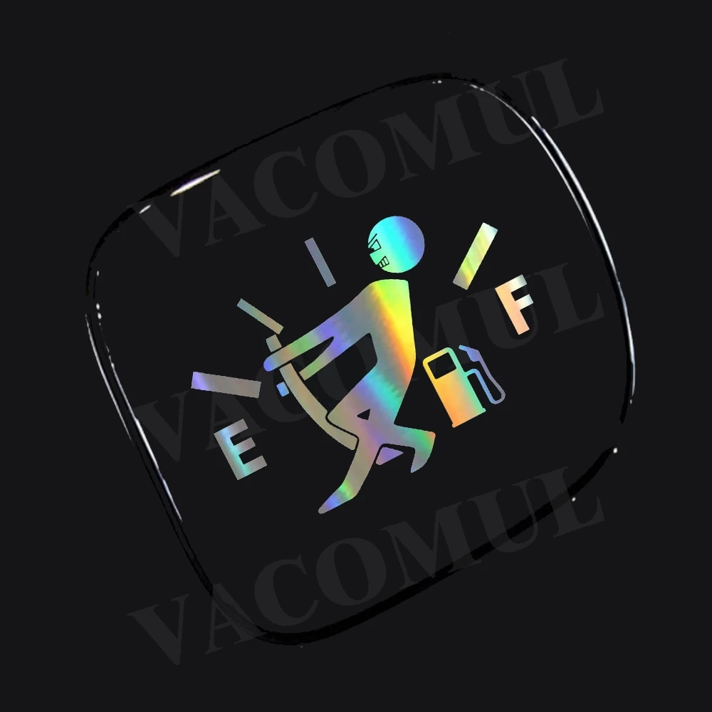 Car Sticker Creative Funny Car Gas Tank Cap Decorative Stickers Gauge Decal