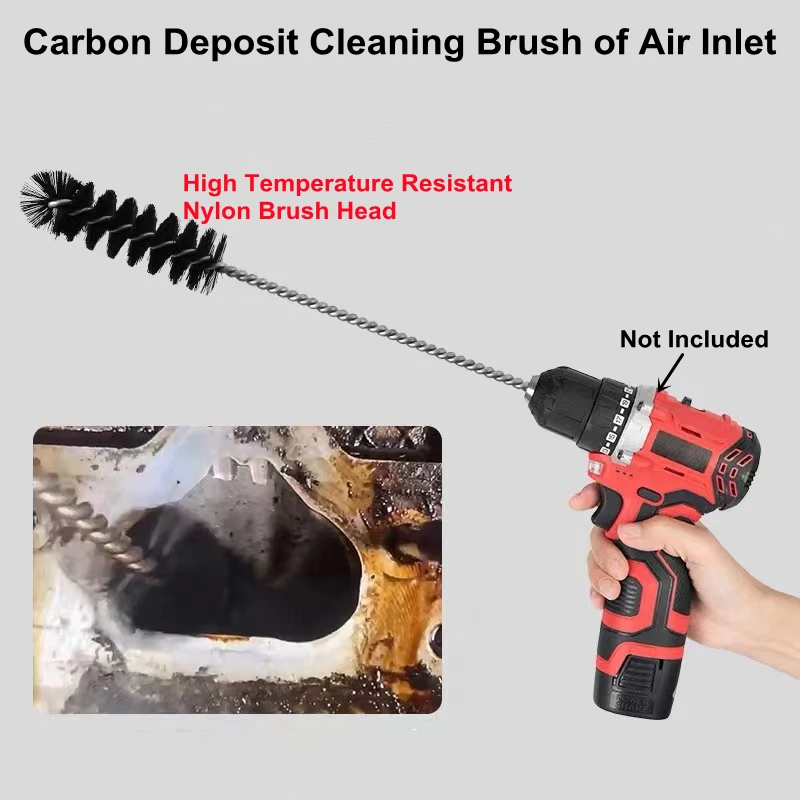 Cleaning Brush for Air Door Carbon Deposit Auto Engine Air Inlet Cleaning Tool Combustion Chamber Cylinder Brush car cleaning tools