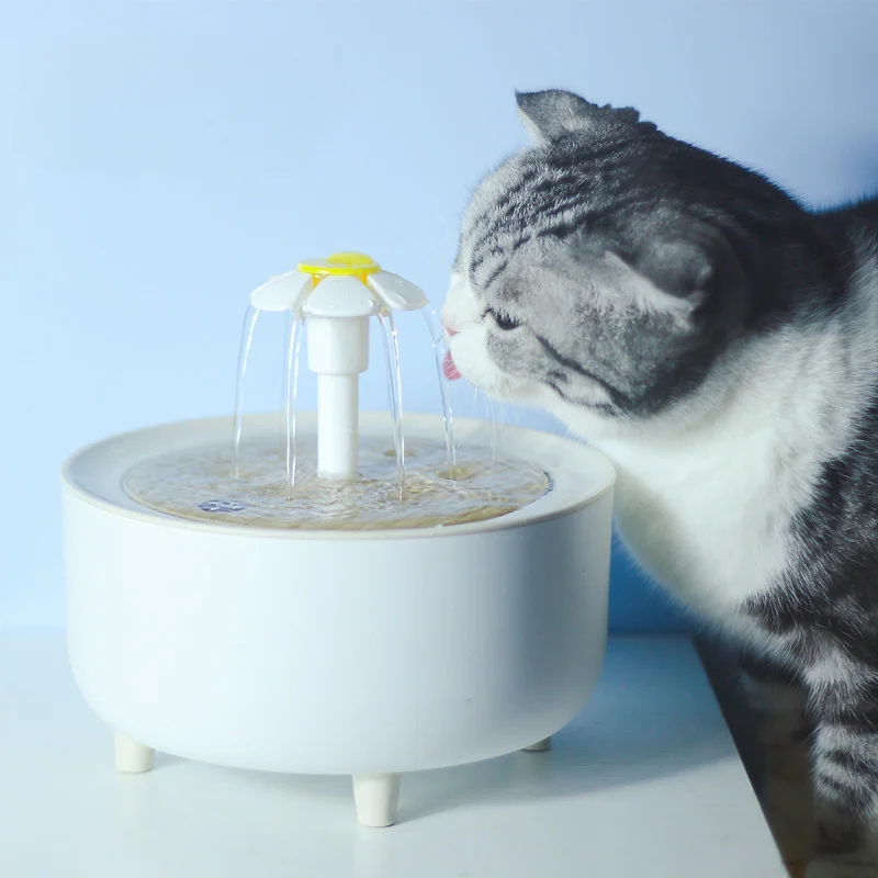 

2000ml Automatic Cat Water Fountain Filter USB Electric Mute Pet Drink Bowl Pet Drinking Dispenser Drinker for Cats Water Filter