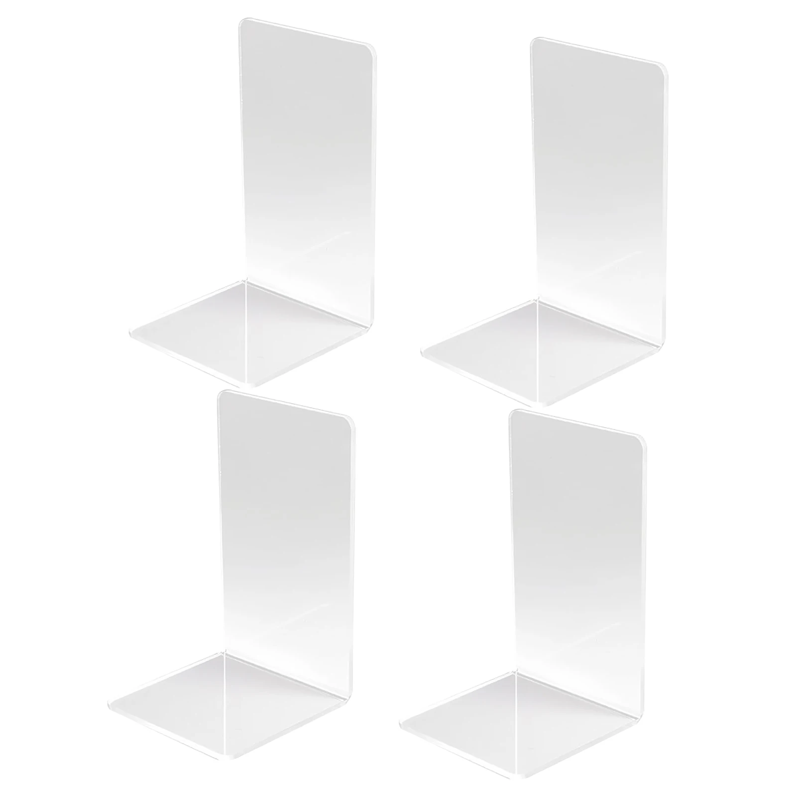 

Стойка для хранения из прозрачного акрила, нескользящая, 4 шт.