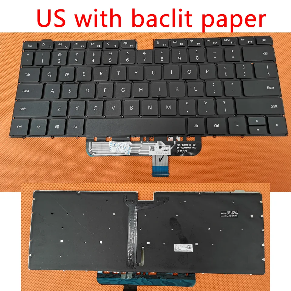 HUAWEI BOH-WAQ9R - Topcase Clavier AZERTY Français Pour MateBook D 15 (9Z.NG2SH.01A)