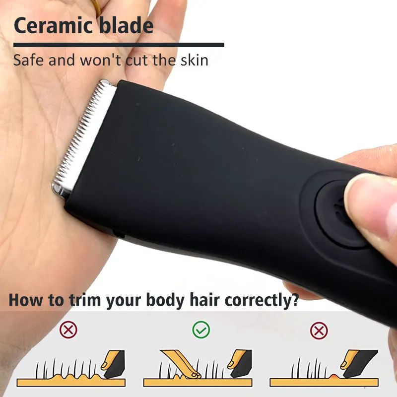 Hair Trimmer for Men Intimate Areas Zones Places Epilator Electric Razor Shaver Shaving Machine for Man Beard Hair Removal Cut 5