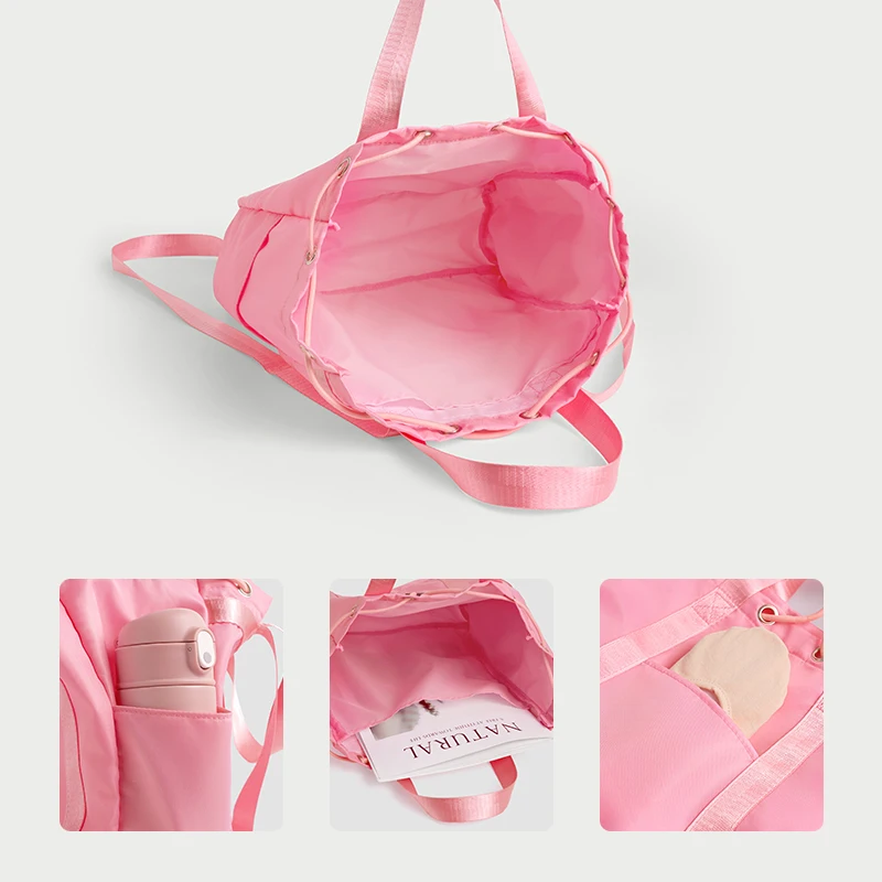 Ballet Bag for Girls Ballerina Kids Dance Bag Dancing Backpack Handbag Ballet Dance Bags Baby Ballet Shoulder School Backpack - 4