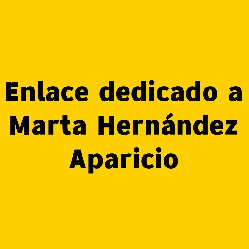 Enlace, предназначенный для Марты, Эрнандес апарицио