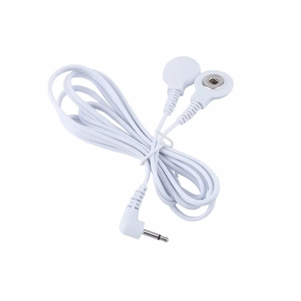 Electrode Lead Wires 2/4 Buttons Electrotherapy Cable