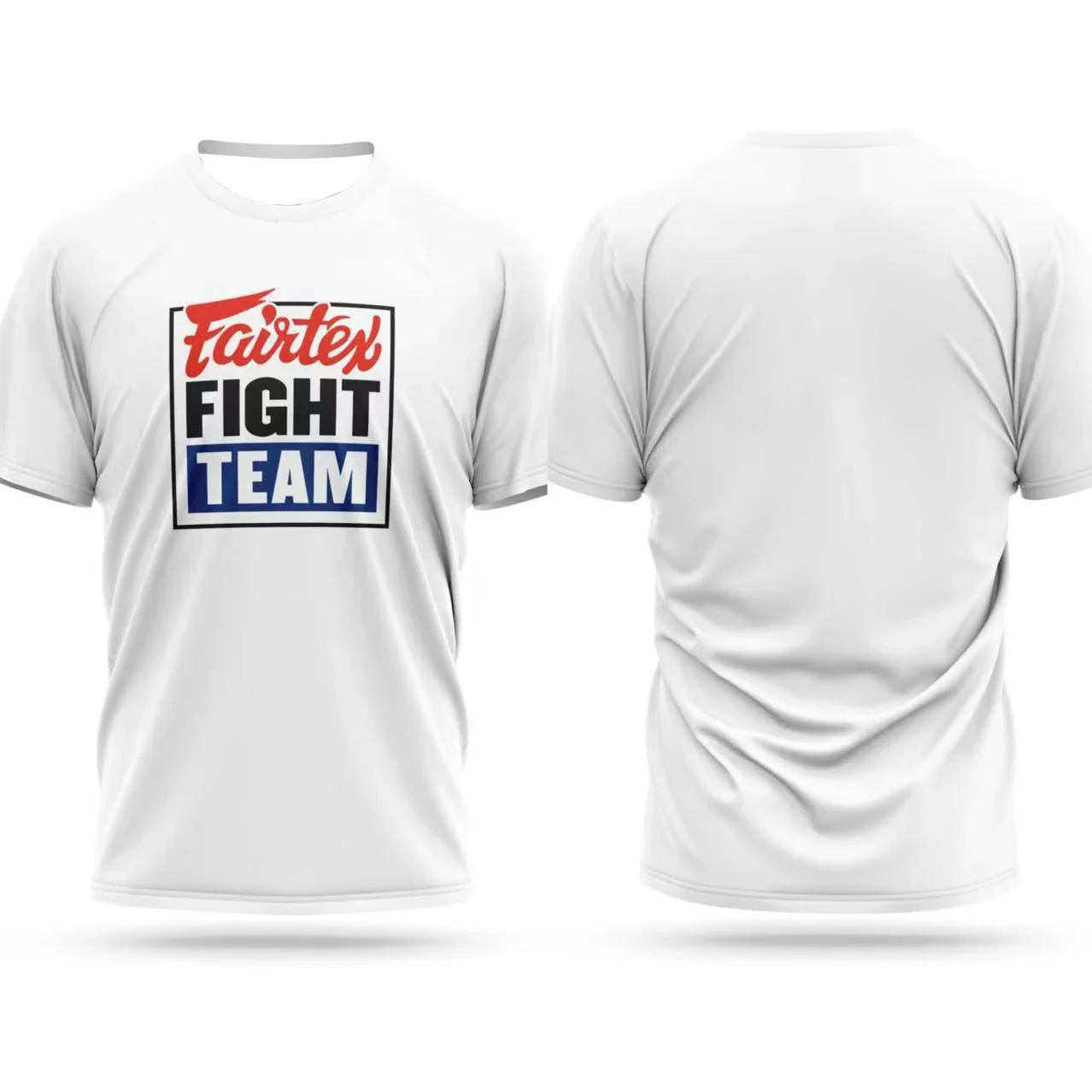 Neues Sommer-Schnelltrocknendes Herren-T-Shirt, Kampfanzug, Fairtex-bedruckt, sportlich, bequem und atmungsaktiv, lockere Kurzarm-Tops für Damen – Detail 4