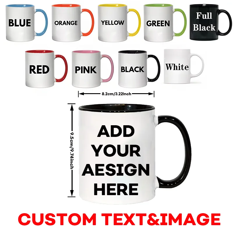 Personalised Photo Coffee Mug Unique Custom Gift For Her Him_voghion.com