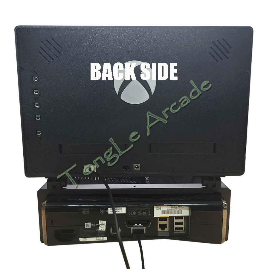 13.3인치 미니 LCD 스크린(스테레오 기능 포함), DIY HD 휴대용 게임 모니터, Xbox 360 SLIM 또는 E 버전 레트로 게임 콘솔에 적합