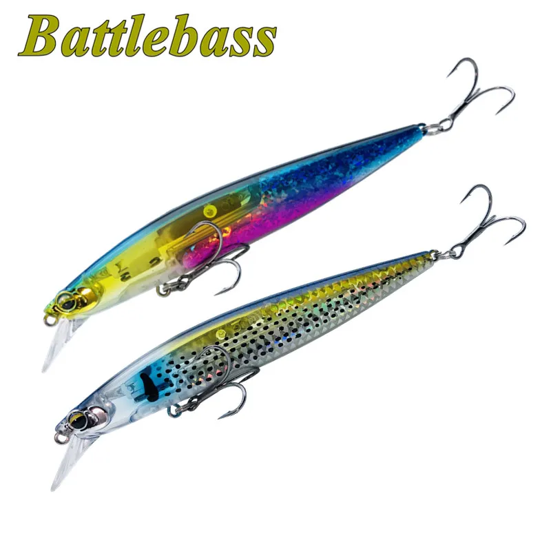 BATTLEBASS2021New13cm20gFloatngSeaBassLureBaitFishingMinnow