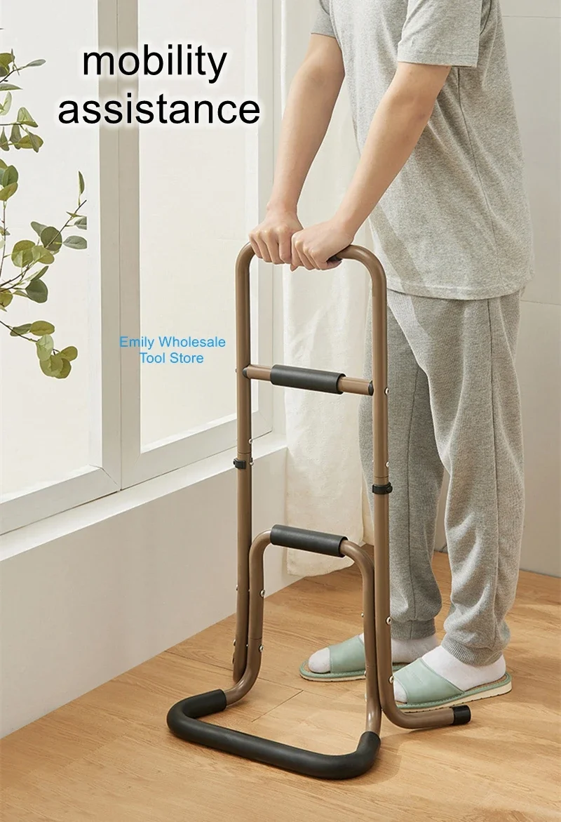 침대 옆 팔걸이 욕실 노인 임산부 보조 안전 라이저, 낙하 방지 변기 소파 팔걸이 선반