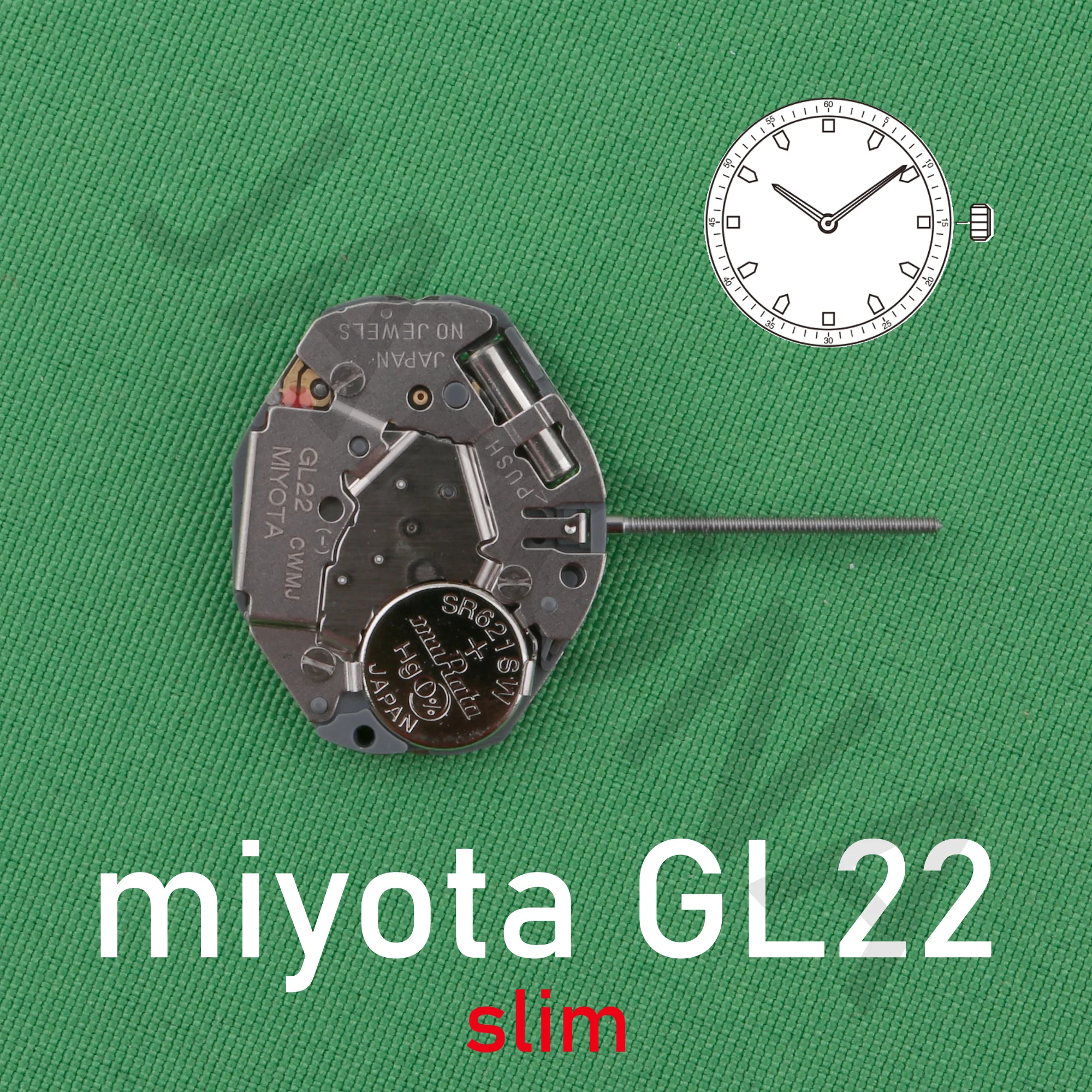 GL22 무브먼트 일본 MIYOTA GL22 무브먼트 슬림 무브먼트
