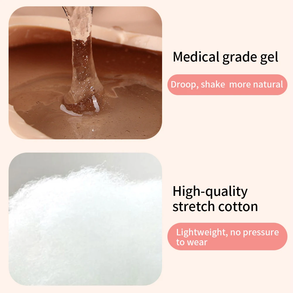 Realistic Silicone Breast Forms Fake Boobs Breast Plates Round neck silicone filled boobs Live Props big chest cosplay coser silicone breast forms