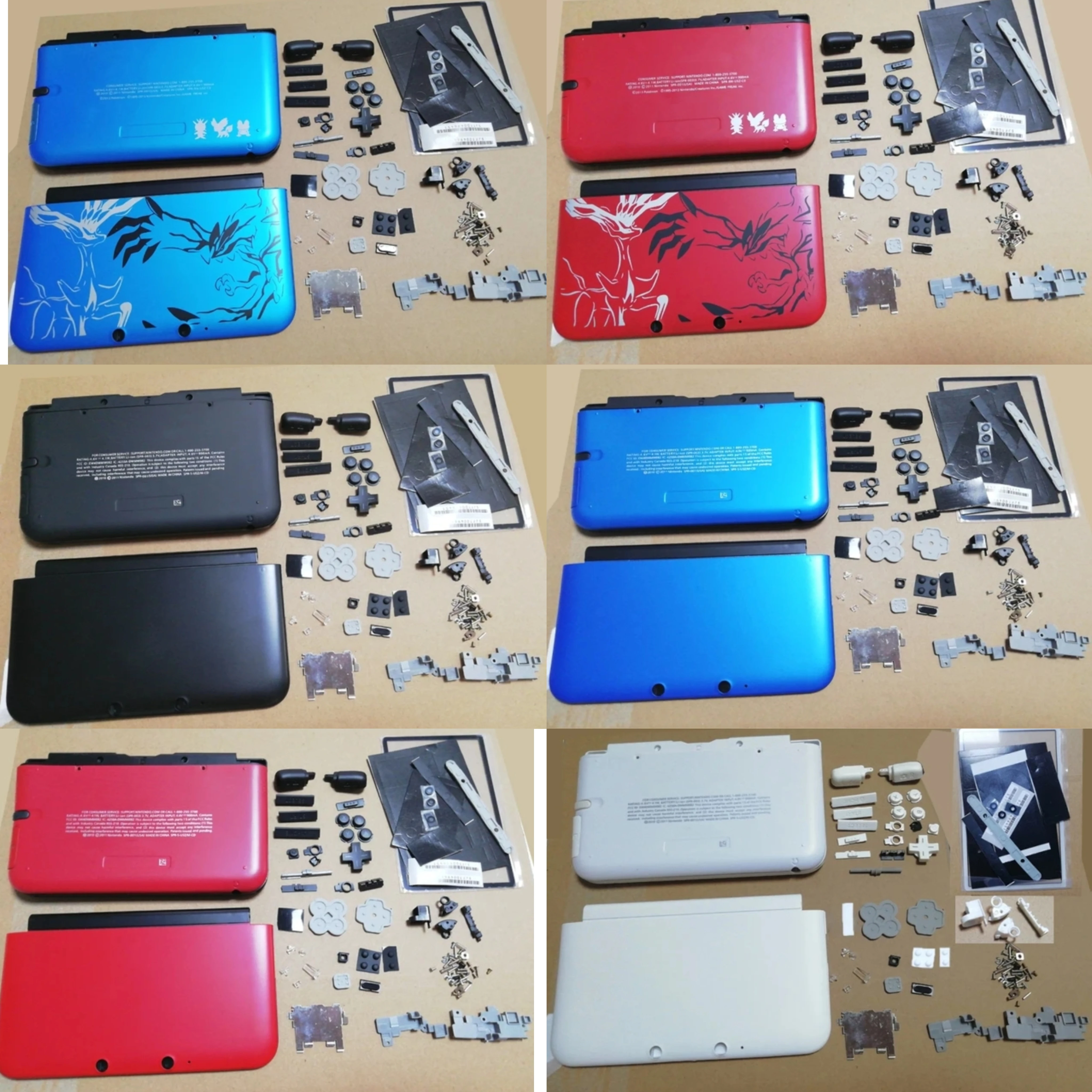 7 Colors OEM NEW Full Set Housing Shell case For Nintend 3DS