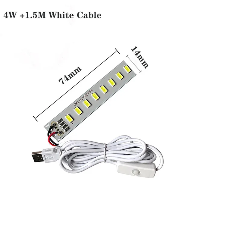 LED Lamp LED Light Panel DC5V LED Light Board SMD5730 One Color Lamp Source 1W 2W 3W 4W 5W 10W12W 30W With 1.5M USB Plug ON/OFF Switch white warm Light.