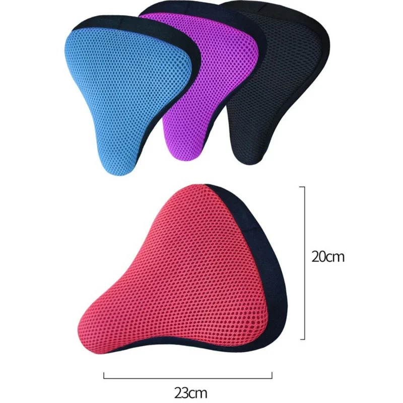 Description Picture 2 of itemBicycle Mesh Seat Cover Mountain Bike Cotton Cushion Cover Bicycle Saddle Heat Insulation Breathable Riding Accessorie Equipment
