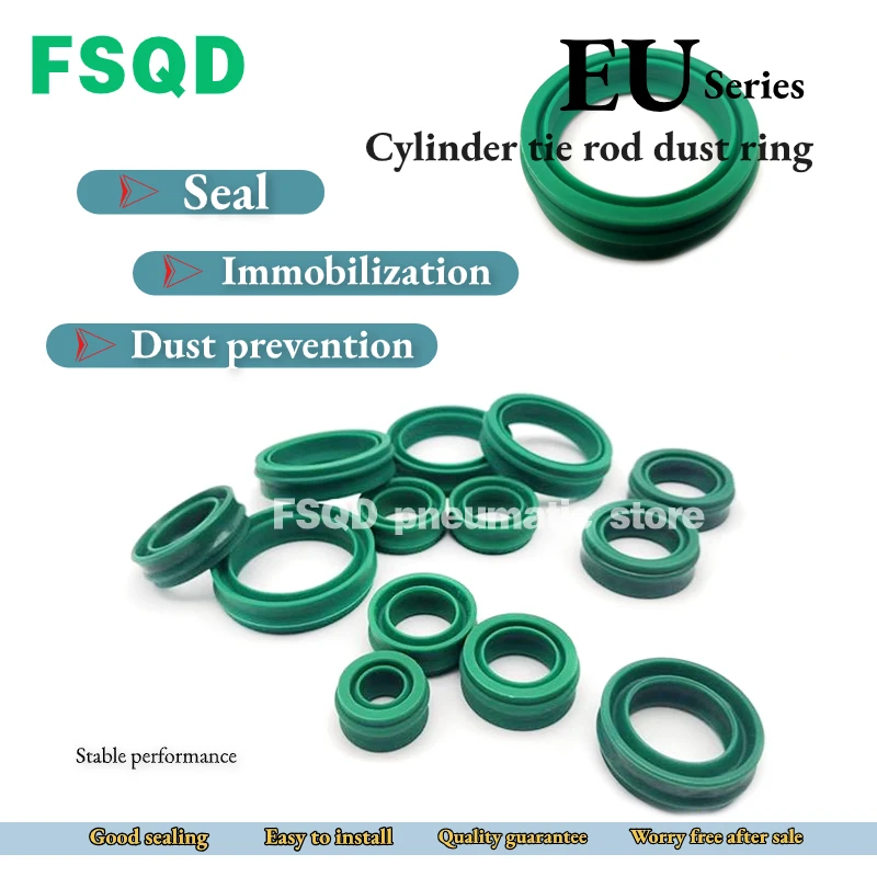 Pneumatic Cylinder Dust Ring EU 12-63 FSQD Pneumatic Components Air Tool DNC/DSBC Cylinder tie rod dust ring