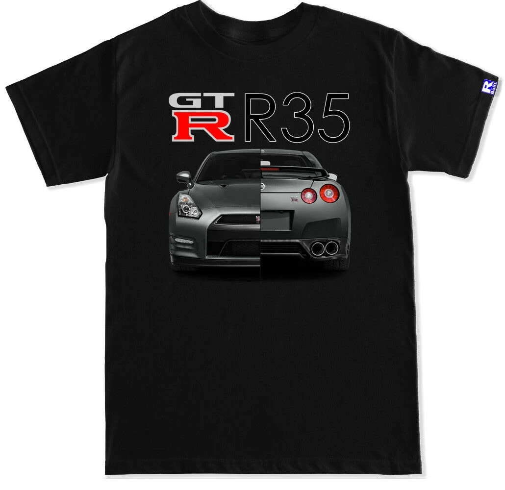 Футболка для NISSAN GTR SKYLINE R35 R32 R33 R34 значок на замену двигателя турбо |