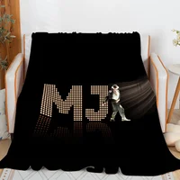 Nap Blanket Sofa M-Michael J-Jackson Knee Bed Fleece Camping Warm Winter Fluffy Soft Blankets King Size Microfiber Bedding 2