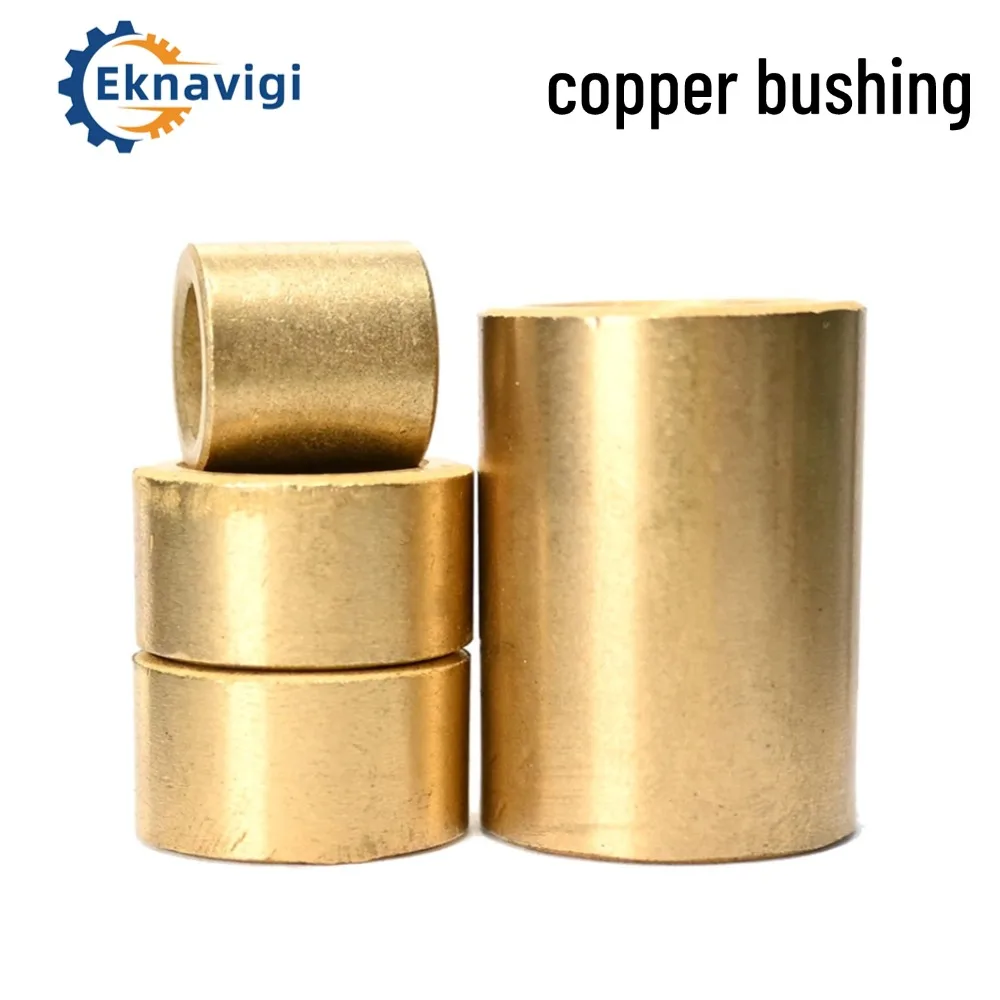 5/10pcs Inner Diameter 3/4/5MM graphite bearing bushing Oil Bearing Powder Metallurgy Copper Sleeve Copper Bushing Wear-resistant Shaft Sleeve