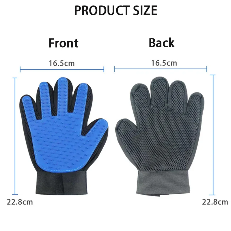 Dog Hair Remove Gloves Cat Grooming Glove Pet Brush Glove Cat Hair Deshedding Brush Dog Comb for Cats Bath Clean Massage pet grooming gloves pet hair remover gloves
