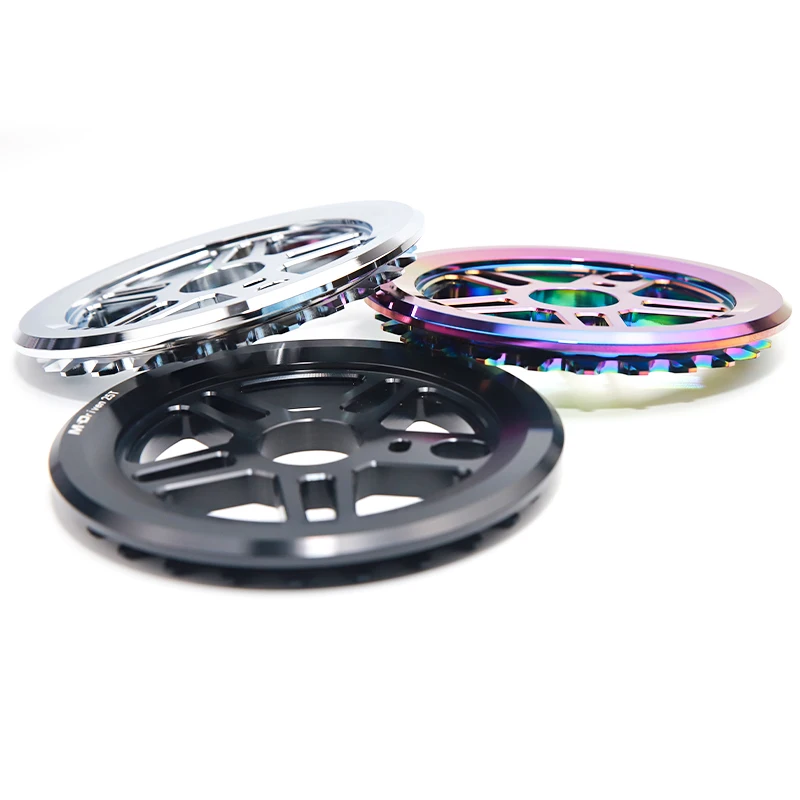 M Driven BMX Kettenrad mit Schutz aus Aluminiumlegierung 7075, superleichtes BMX-Kettenrad 1/2'' * 1/8'', BMX-Schutzkettenrad – Detail 2